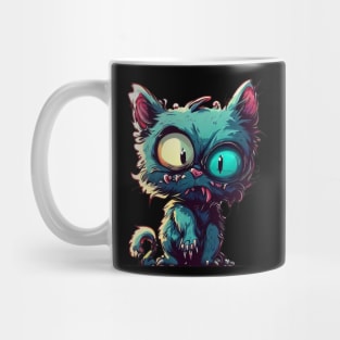 Spooky ugly cat Mug